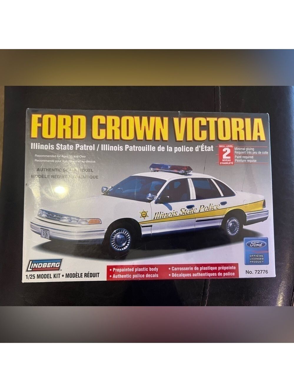 LINDBERG/ J. LLOYD  ILLINOIS STATE PATROL FORD CROWN VICTORIA.  "NIB"